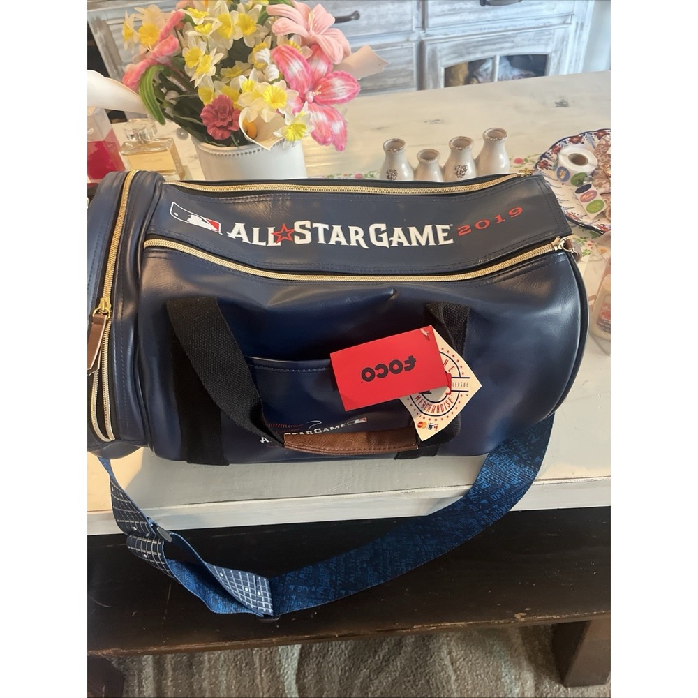 2019 MLB Cleveland All Star Game FOCO VIP Bag Baseball Collectors Duffle + HAT